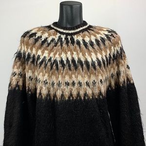 Kantuta 100% Alpaca Wool Crewneck Sweater - XL